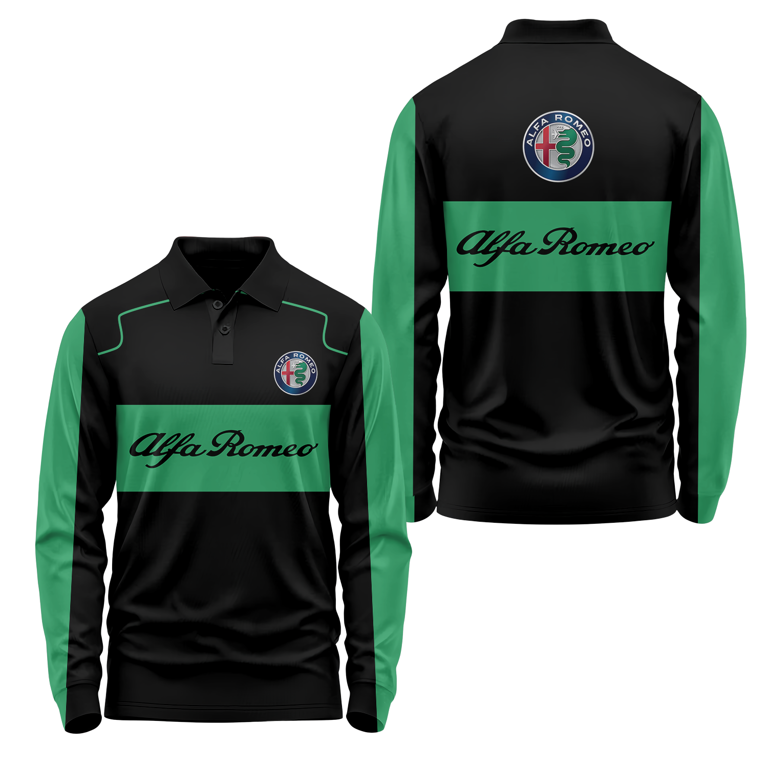 Alfa Romeo Long Sleeve Polo USPL646