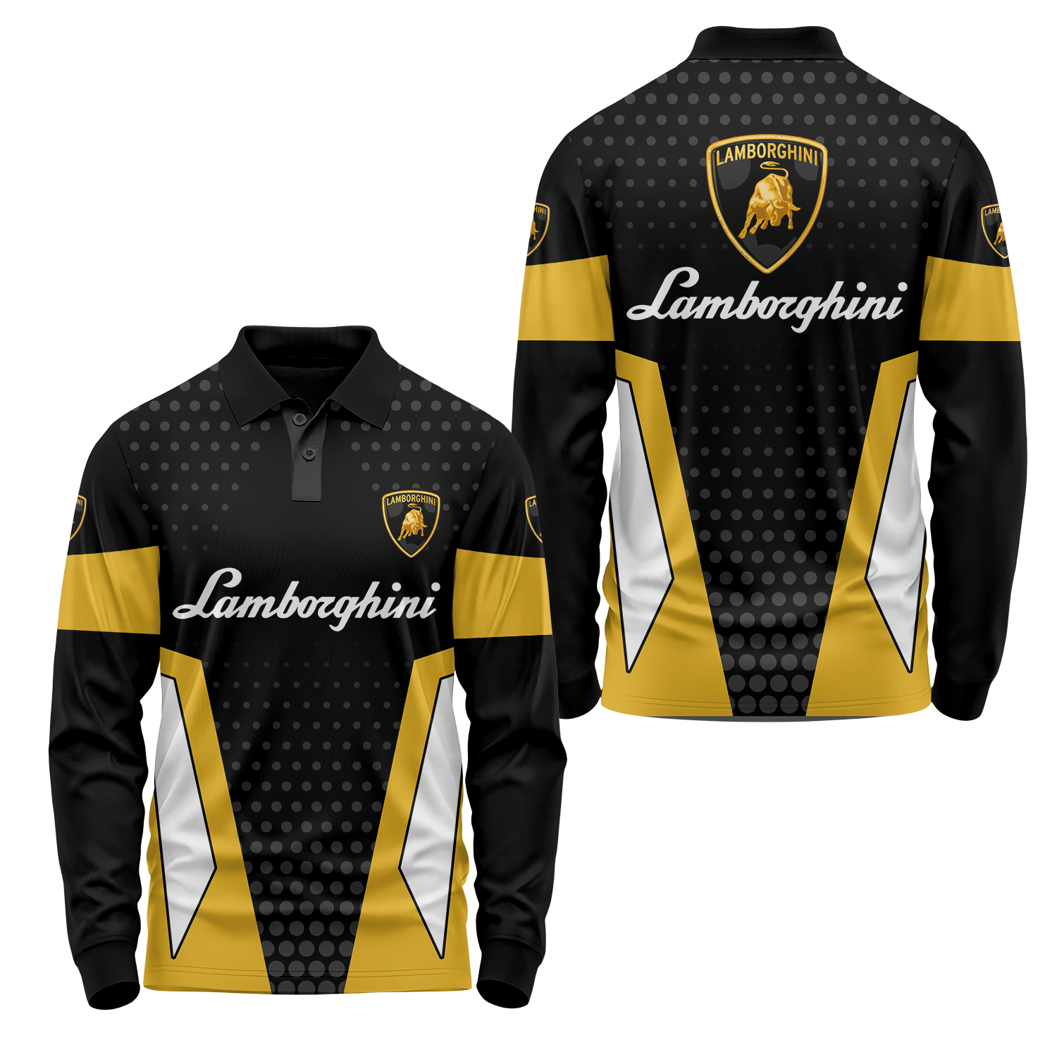 Lamborghini Long Sleeve Polo USPL704