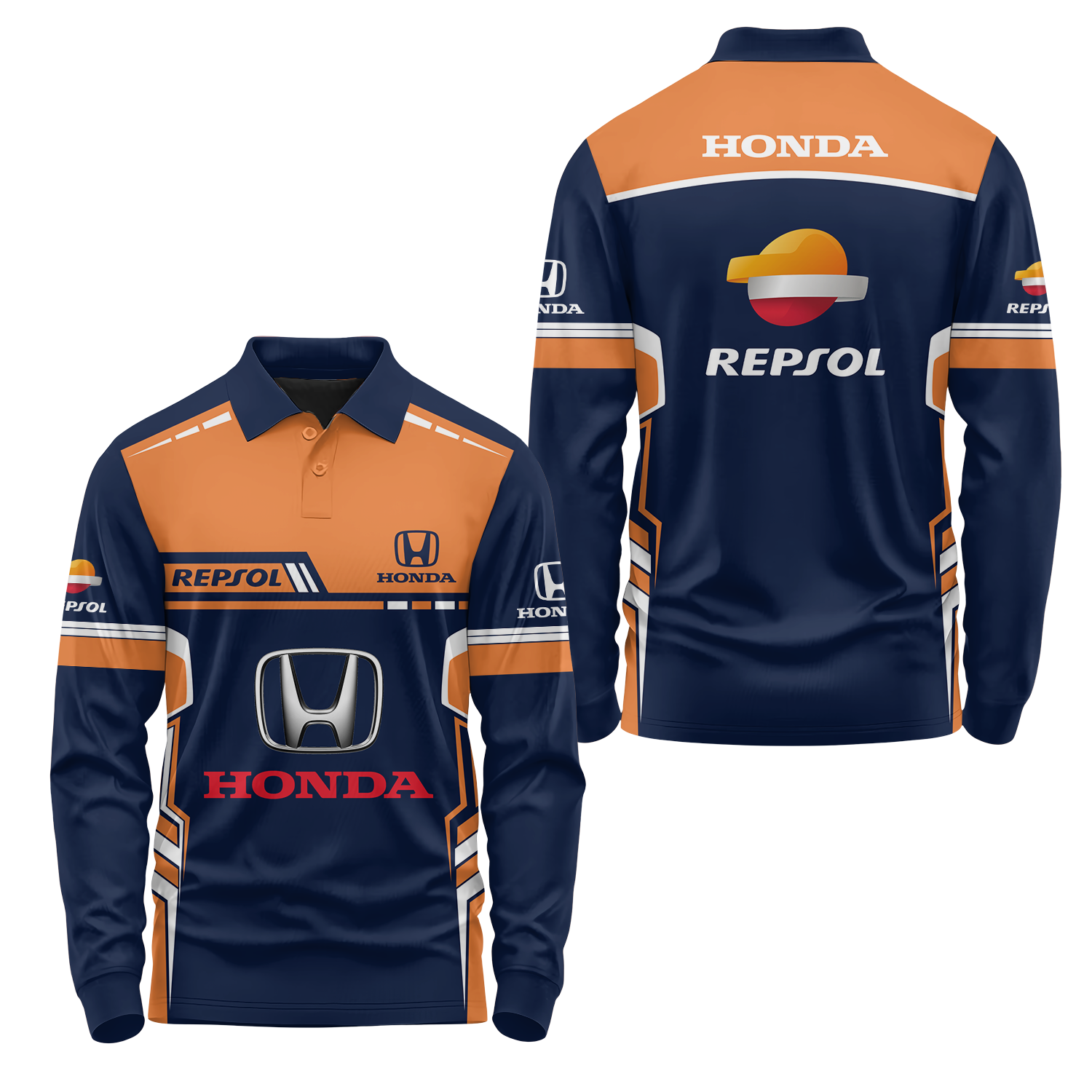 Honda Long Sleeve Polo USPL1050