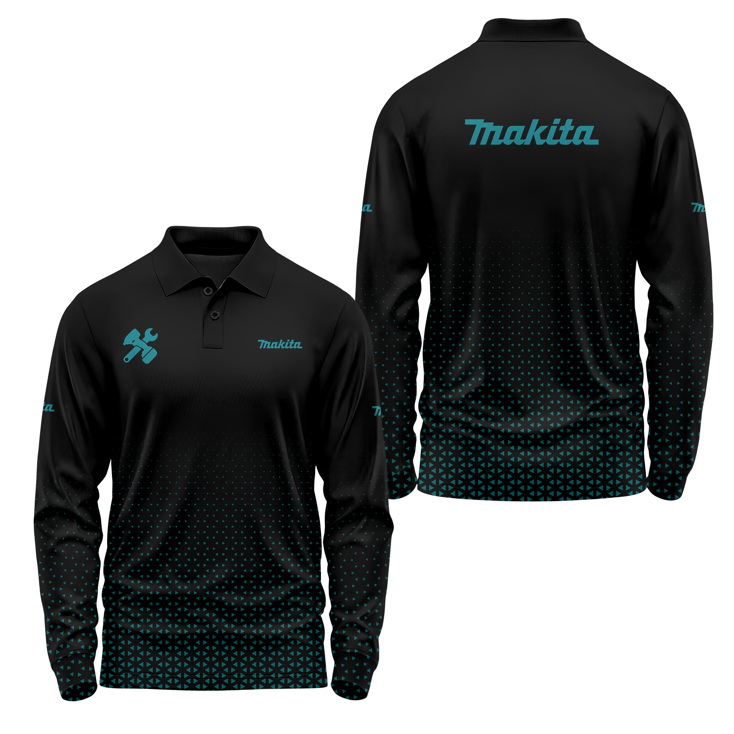 Makita Long Sleeve Polo USPL1405