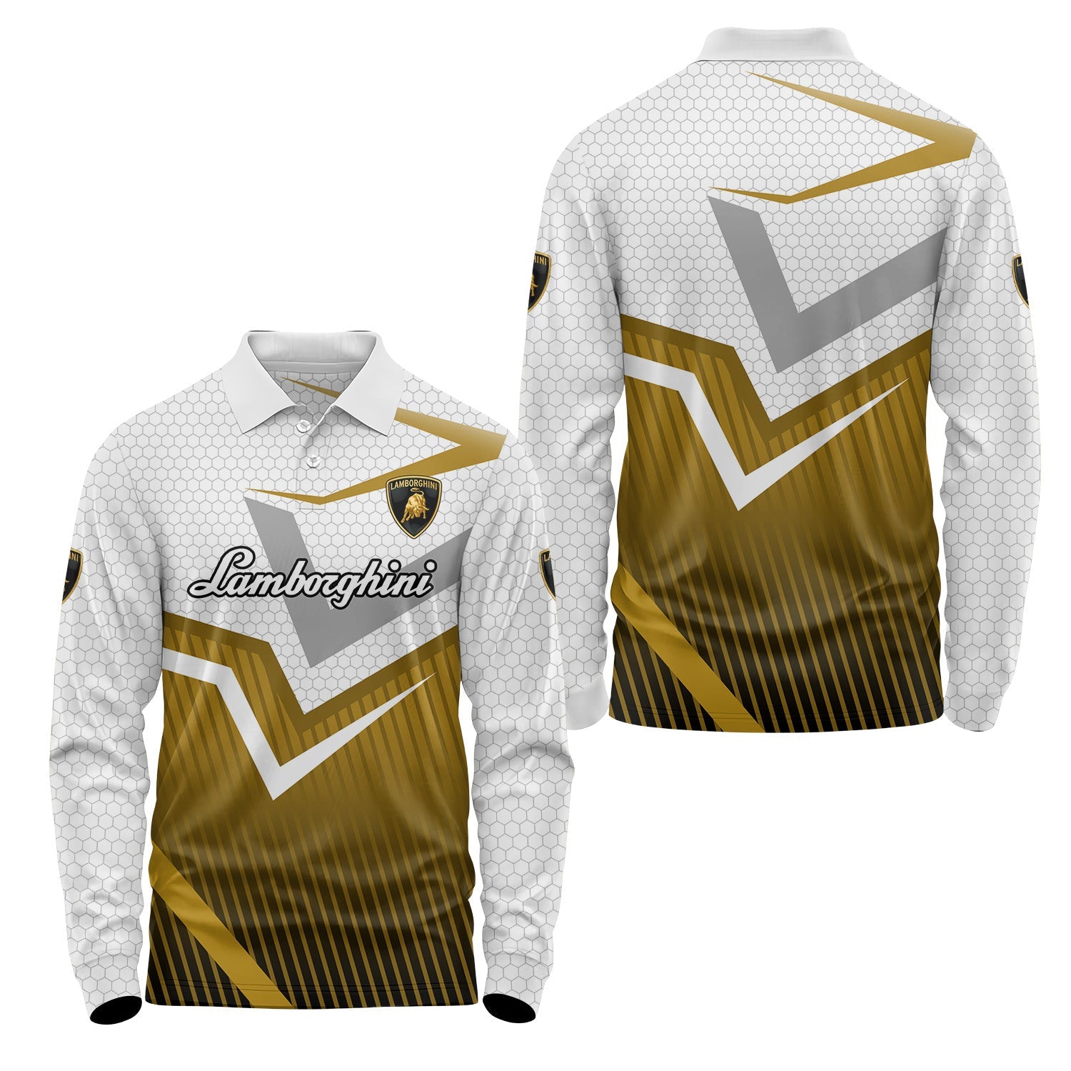 Lamborghini Long Sleeve Polo USPL710
