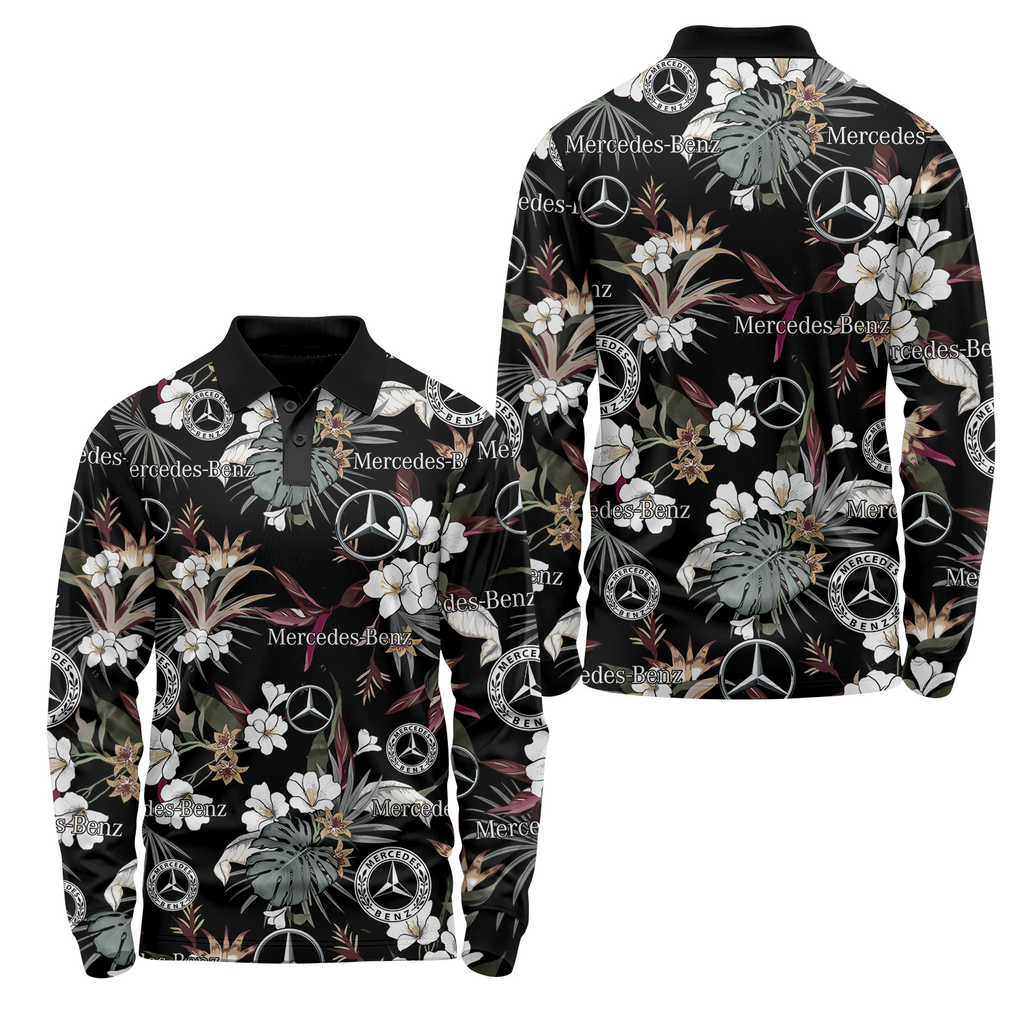 Mercedes Long Sleeve Polo USPL124
