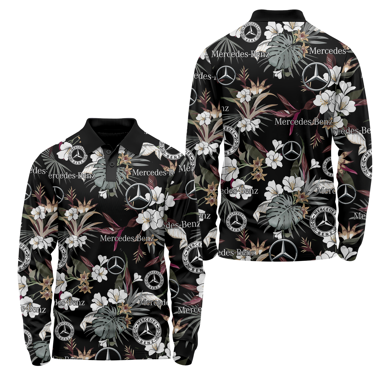 Mercedes Long Sleeve Polo USPL124