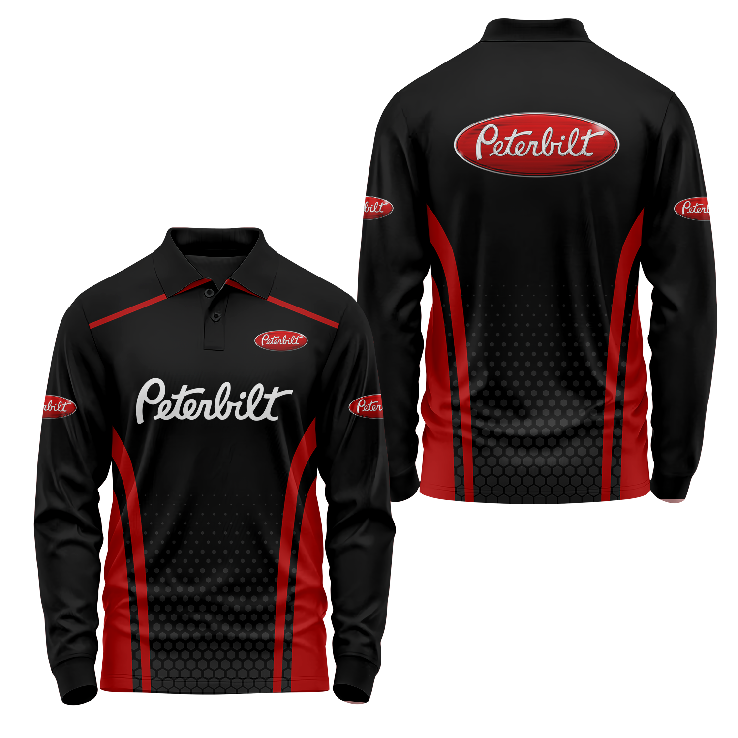 Peterbilt Long Sleeve Polo USPL1721