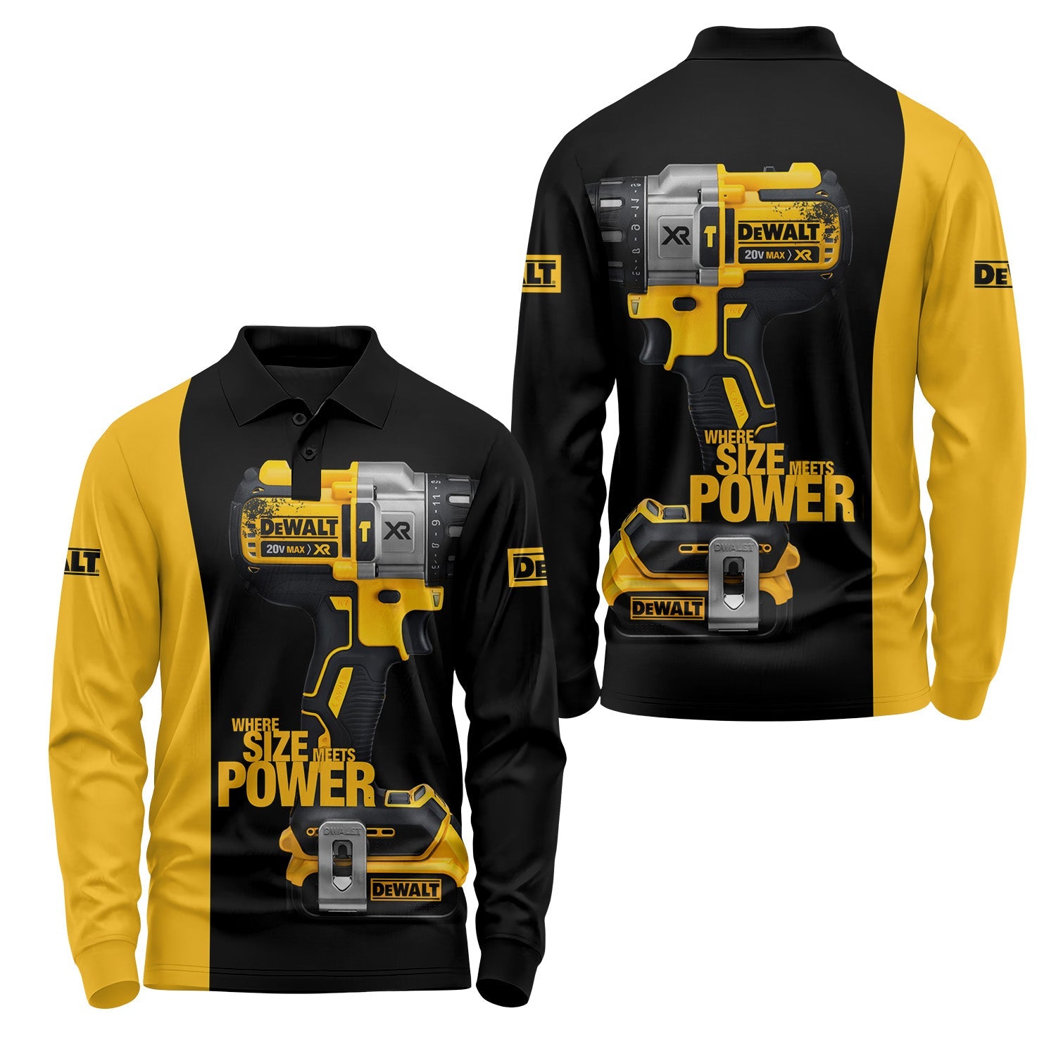 DeWalt Long Sleeve Polo USPL1337