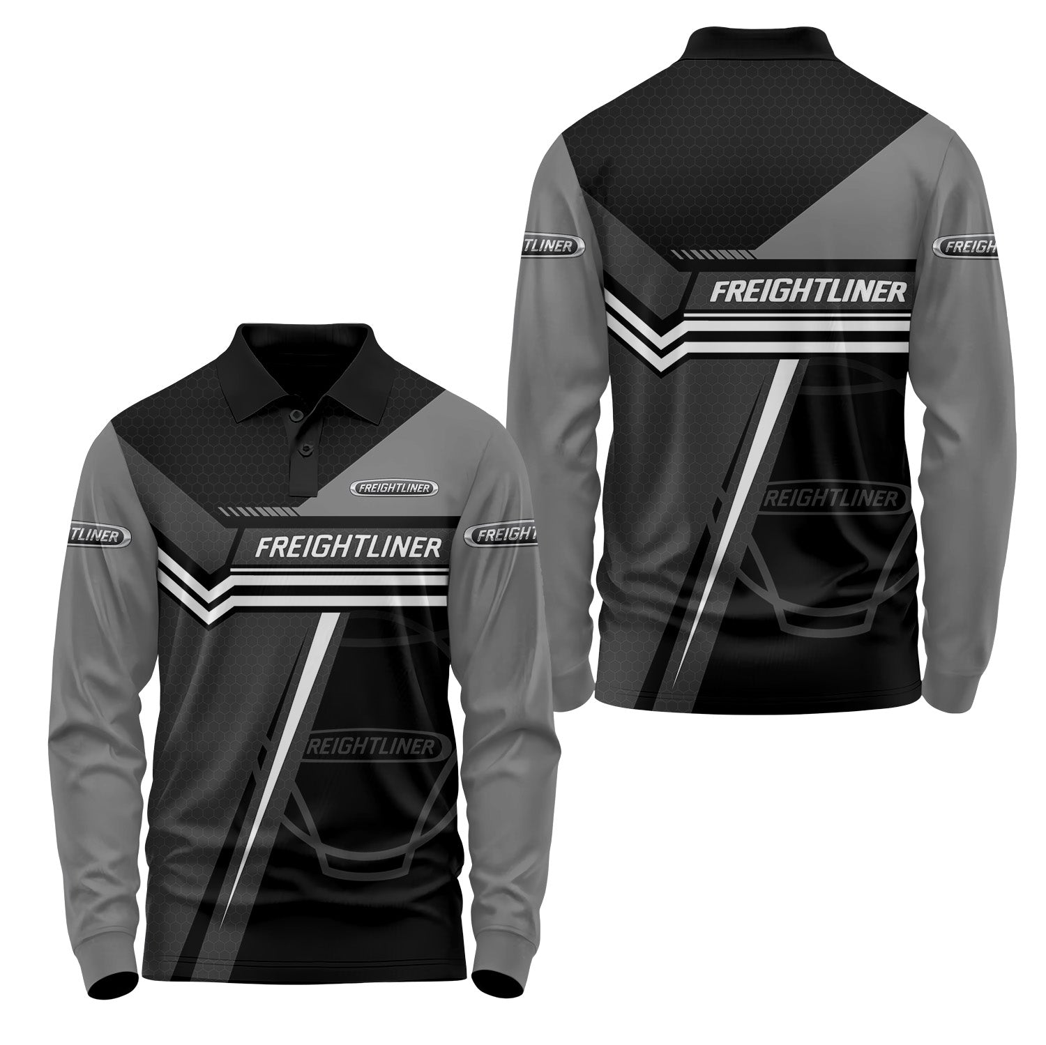Freightliner Long Sleeve Polo USPL1653