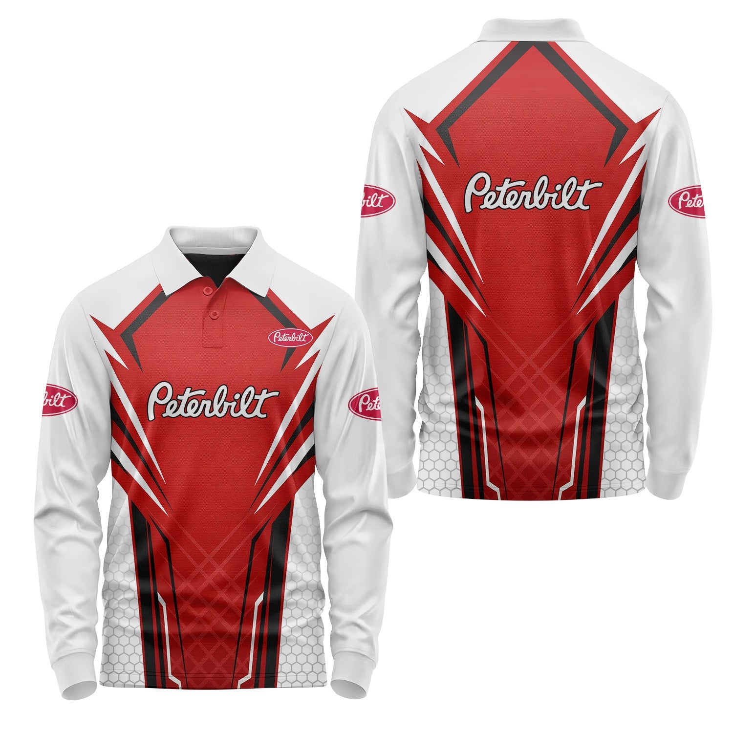 Peterbilt Long Sleeve Polo USPL1738