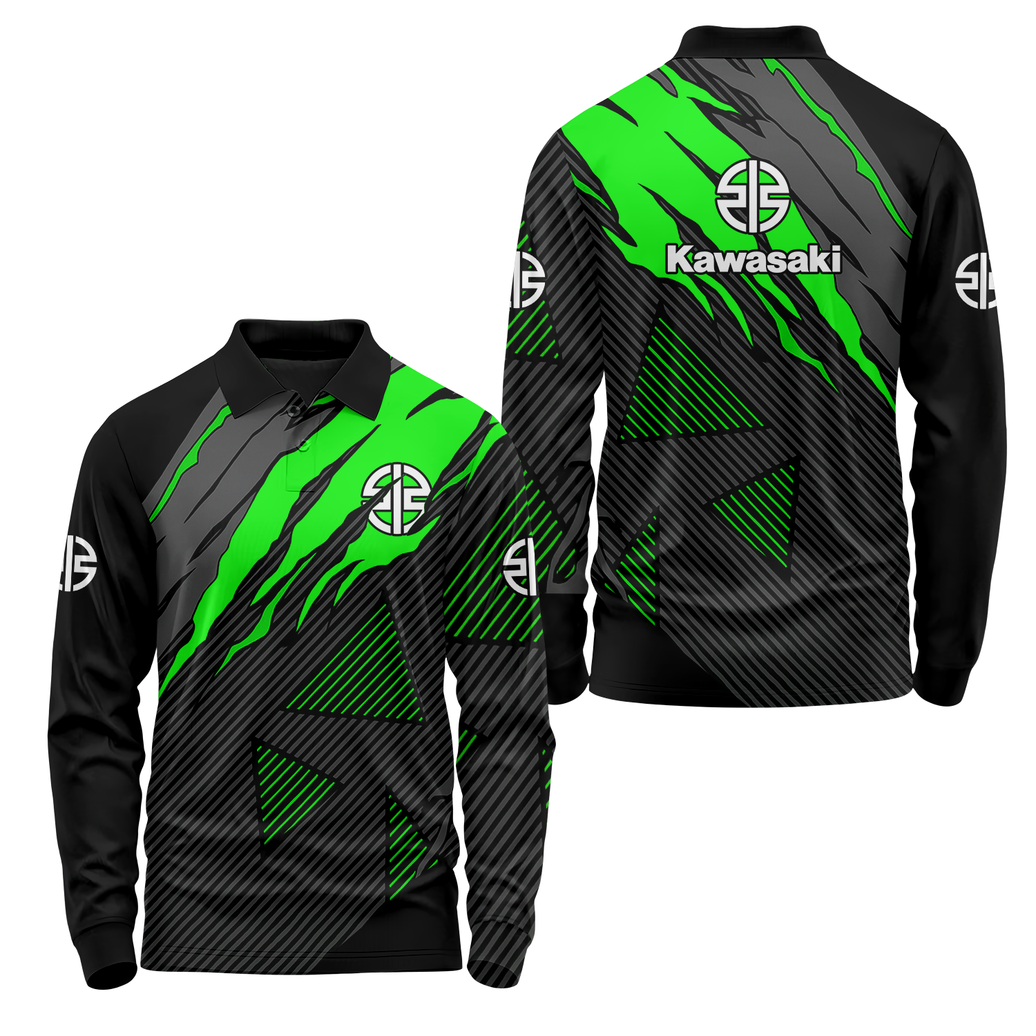 Kawasaki Long Sleeve Polo USPL926