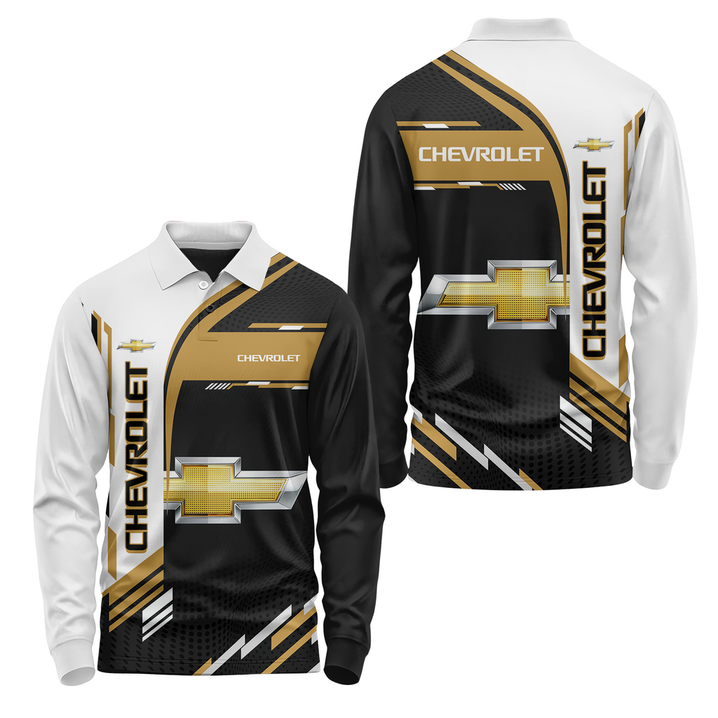 Chevrolet Long Sleeve Polo USPL994