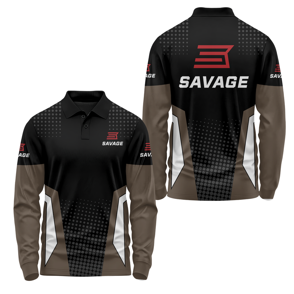 Savage Arms Long Sleeve Polo USPL2224