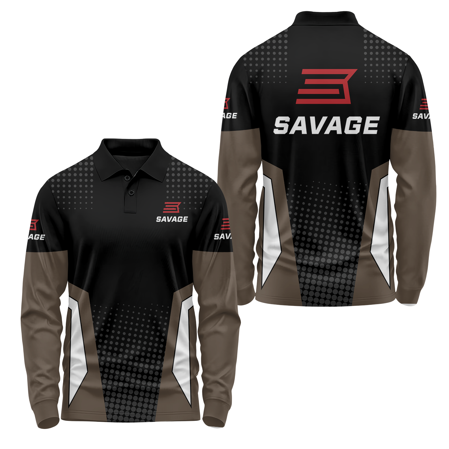 Savage Arms Long Sleeve Polo USPL2224