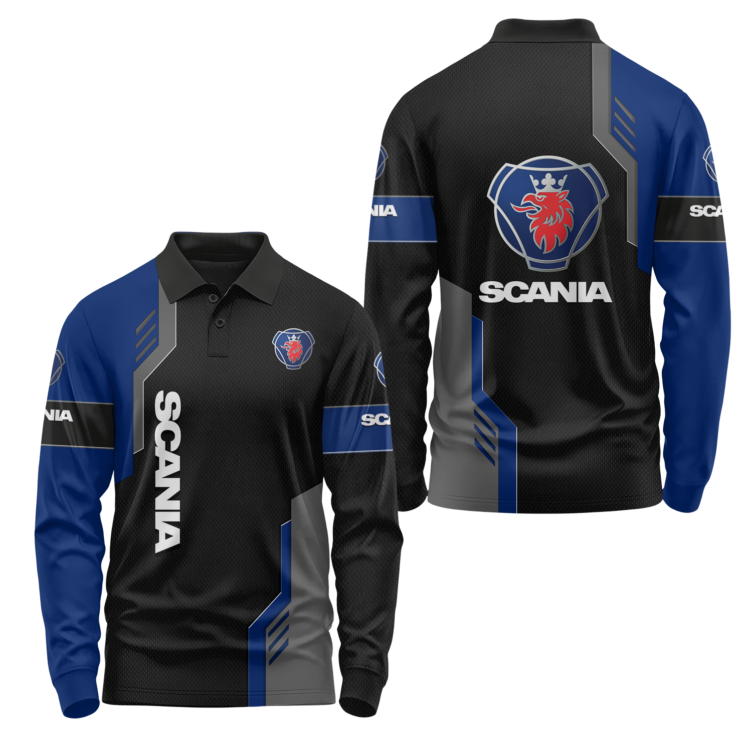 Scania Long Sleeve Polo USPL1594