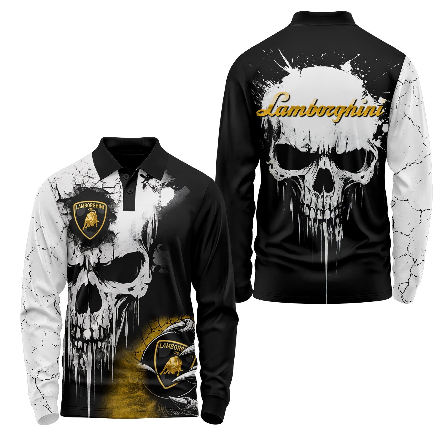 Lamborghini Long Sleeve Polo USPL702