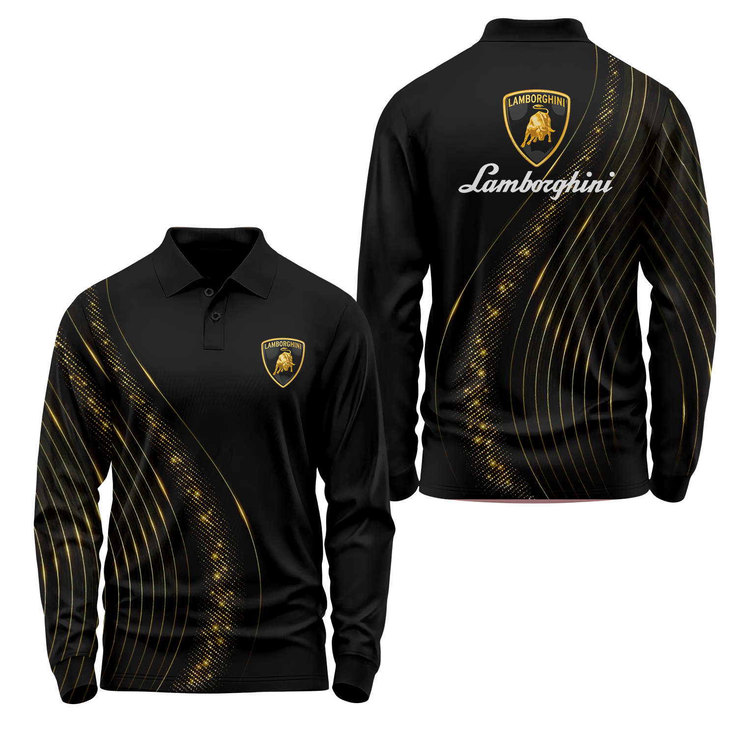 Lamborghini Long Sleeve Polo USPL698