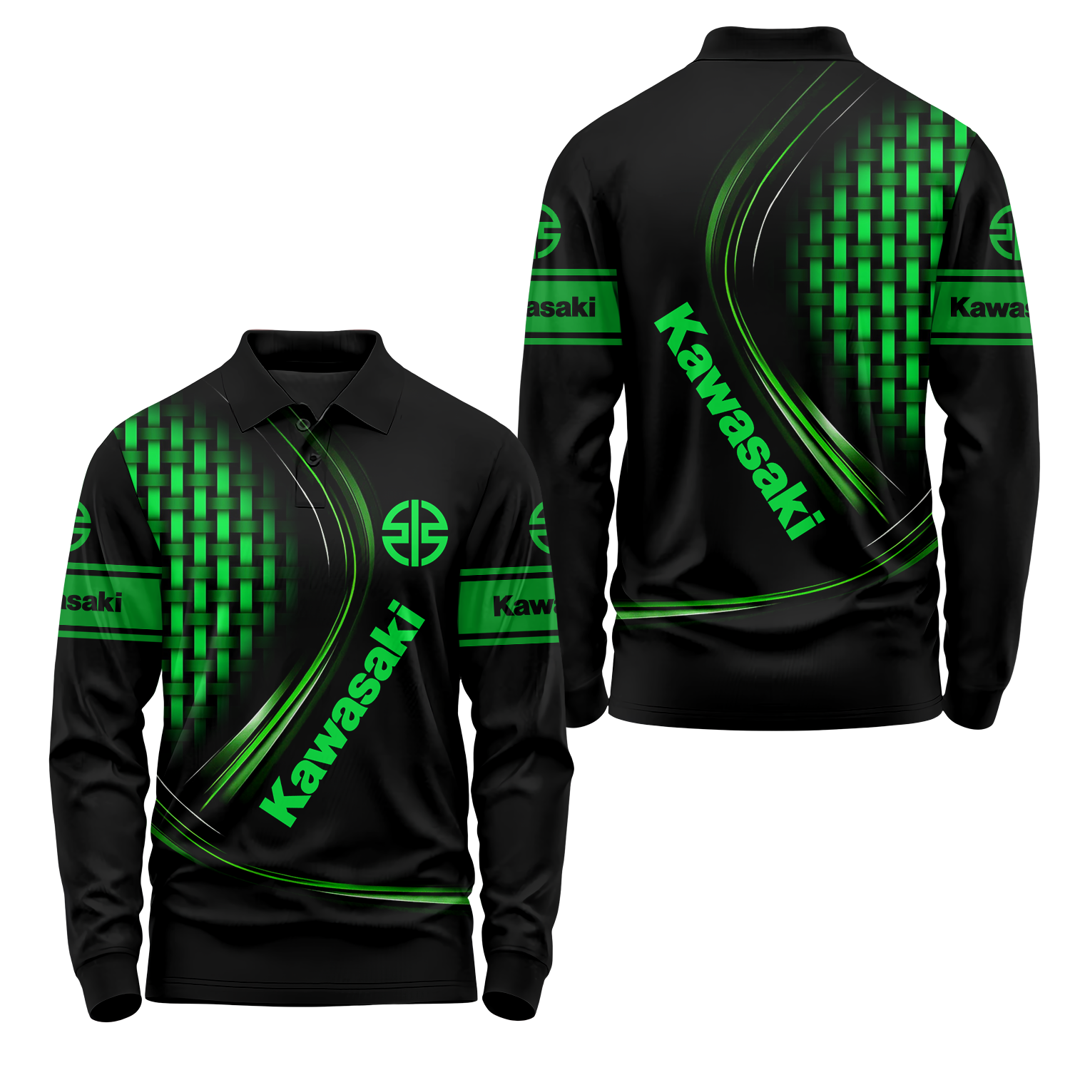 Kawasaki Long Sleeve Polo USPL903