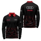 Audi Long Sleeve Polo USPL794