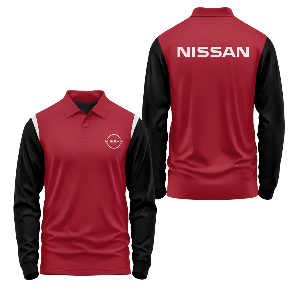 Nissan Long Sleeve Polo USPL1129