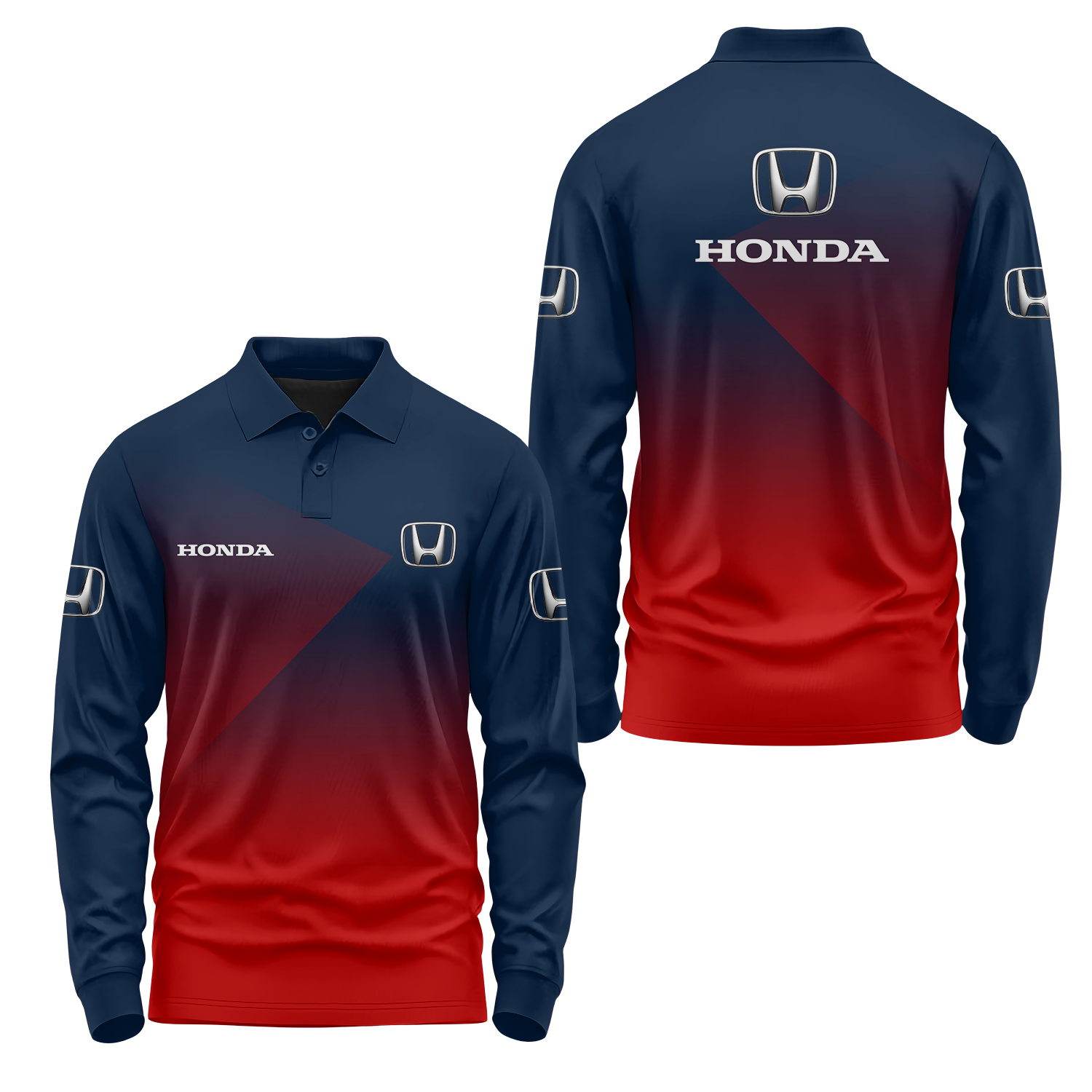 Honda Long Sleeve Polo USPL1085