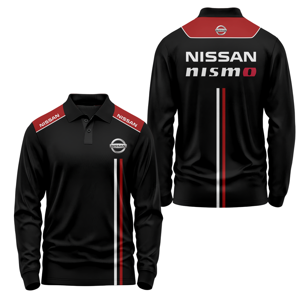Nissan Long Sleeve Polo USPL1136