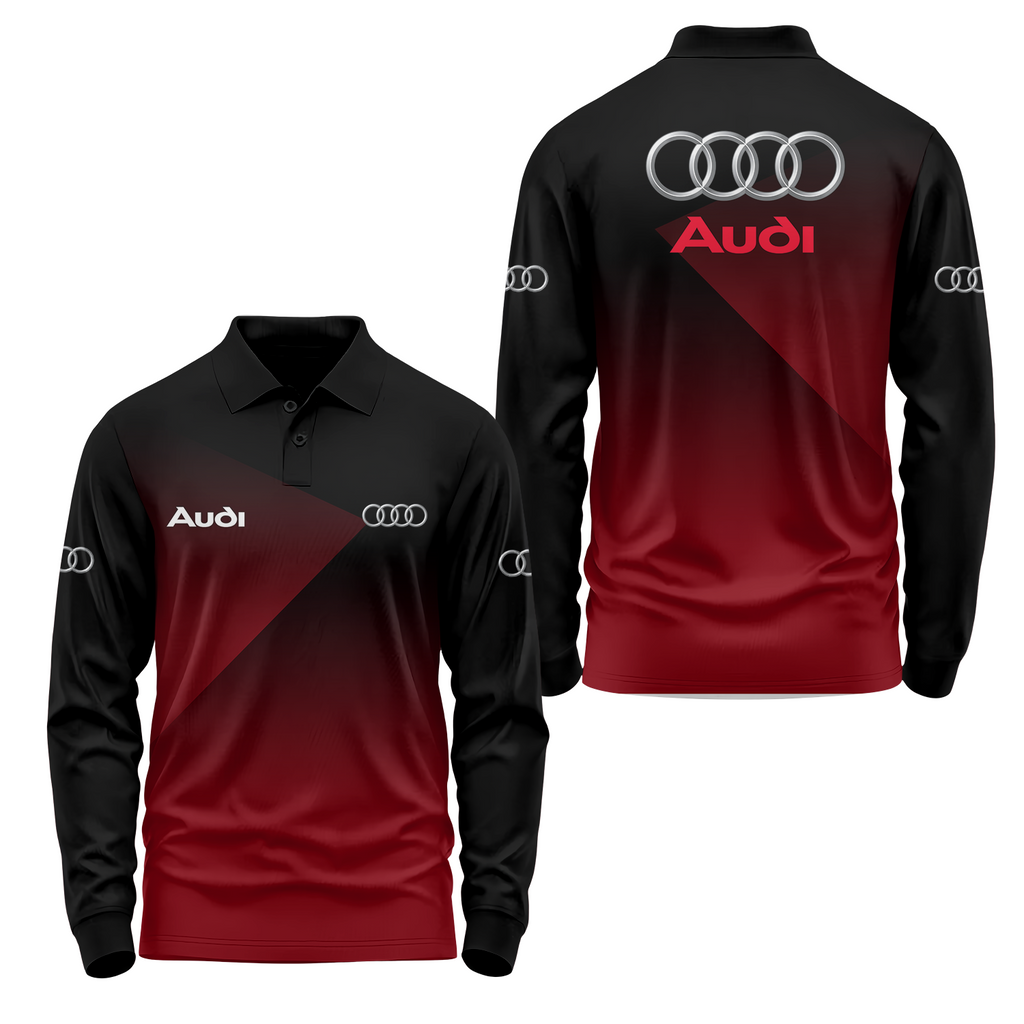 Audi Long Sleeve Polo USPL793
