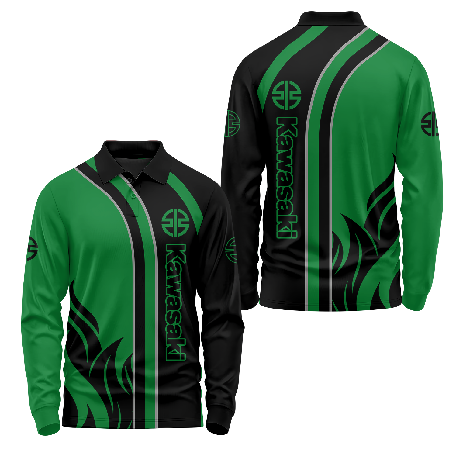 Kawasaki Long Sleeve Polo USPL900