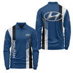 Hyundai Long Sleeve Polo USPL1182