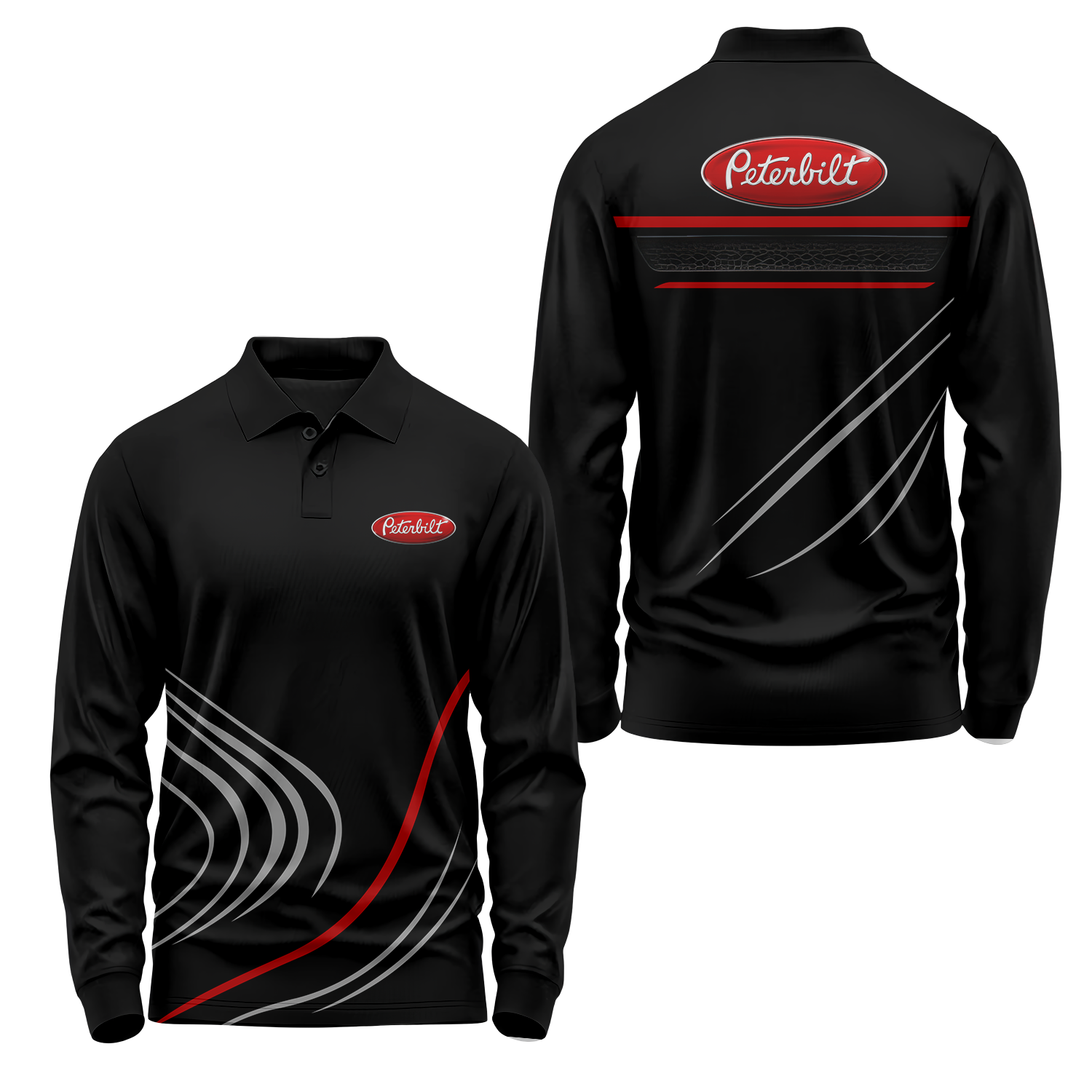Peterbilt Long Sleeve Polo USPL1724