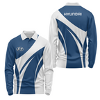 Hyundai Long Sleeve Polo USPL1185