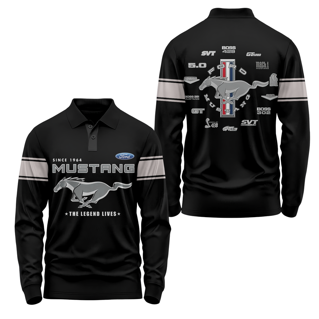 Ford Long Sleeve Polo USPL160