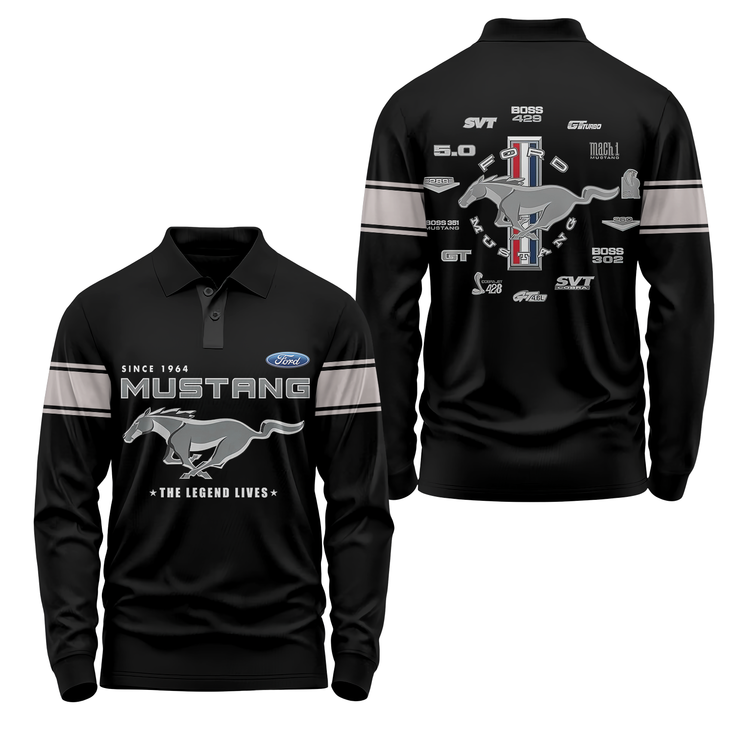Ford Long Sleeve Polo USPL160