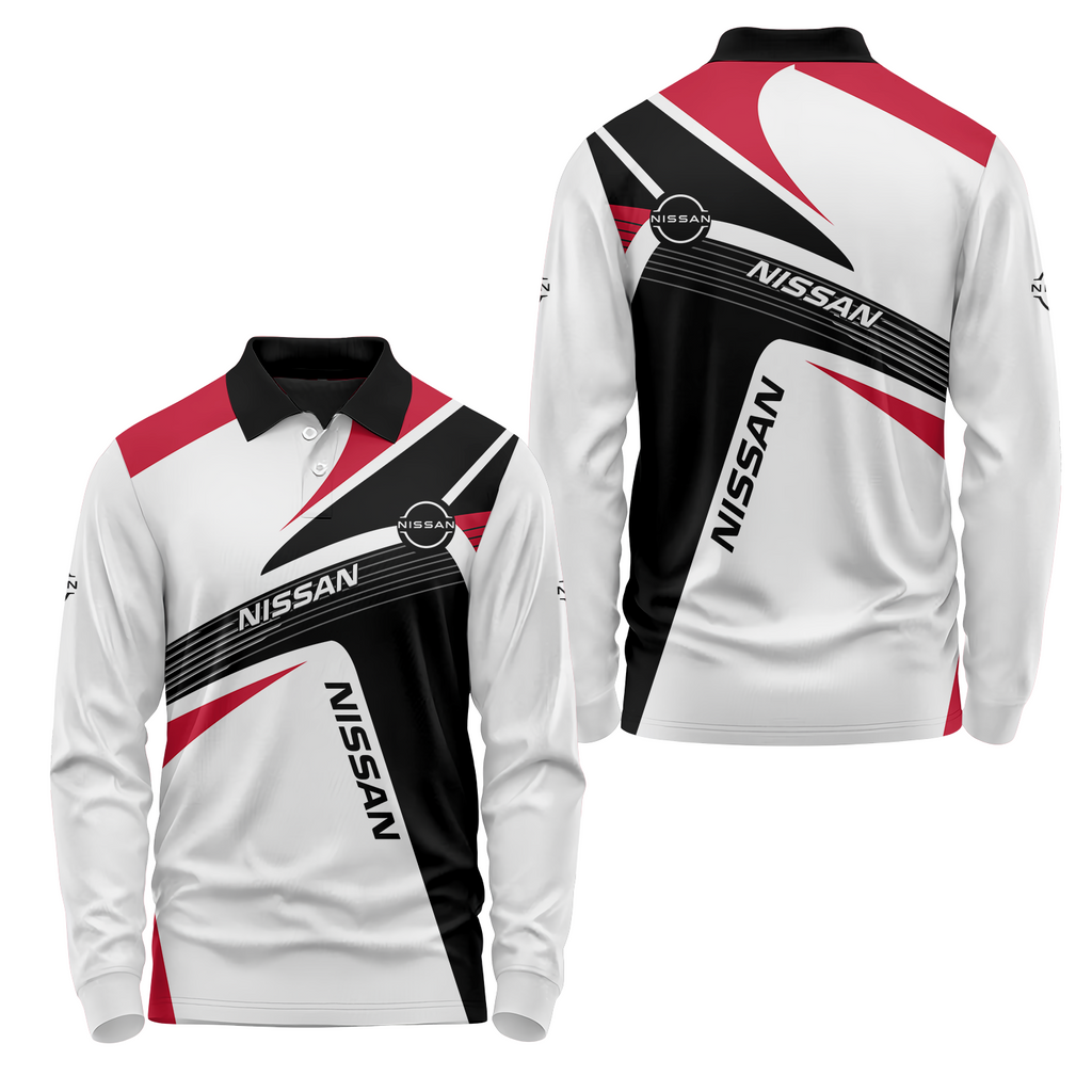 Nissan Long Sleeve Polo USPL1140