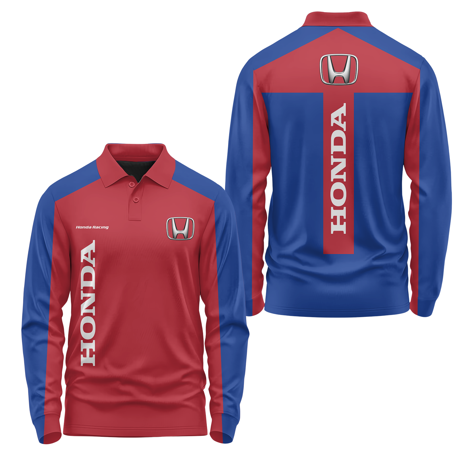 Honda Long Sleeve Polo USPL1089