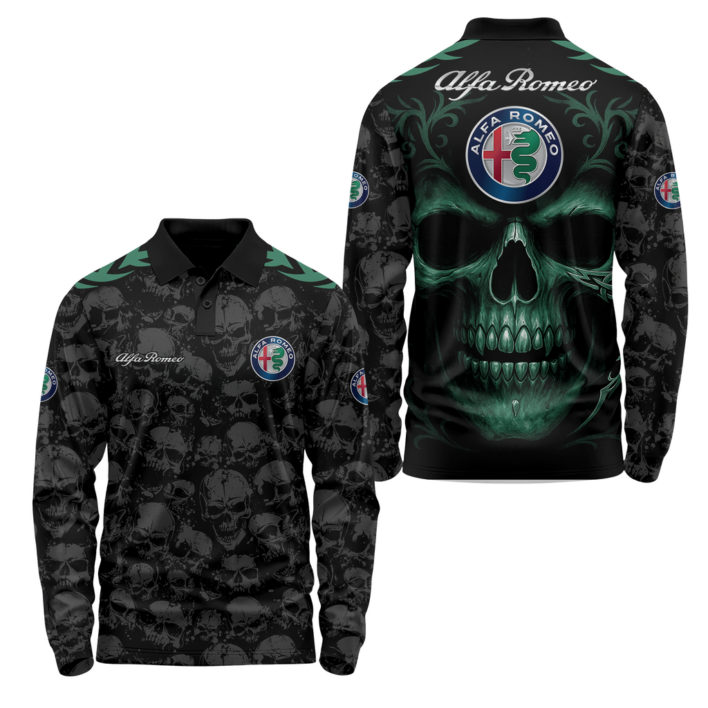 Alfa Romeo Long Sleeve Polo USPL629