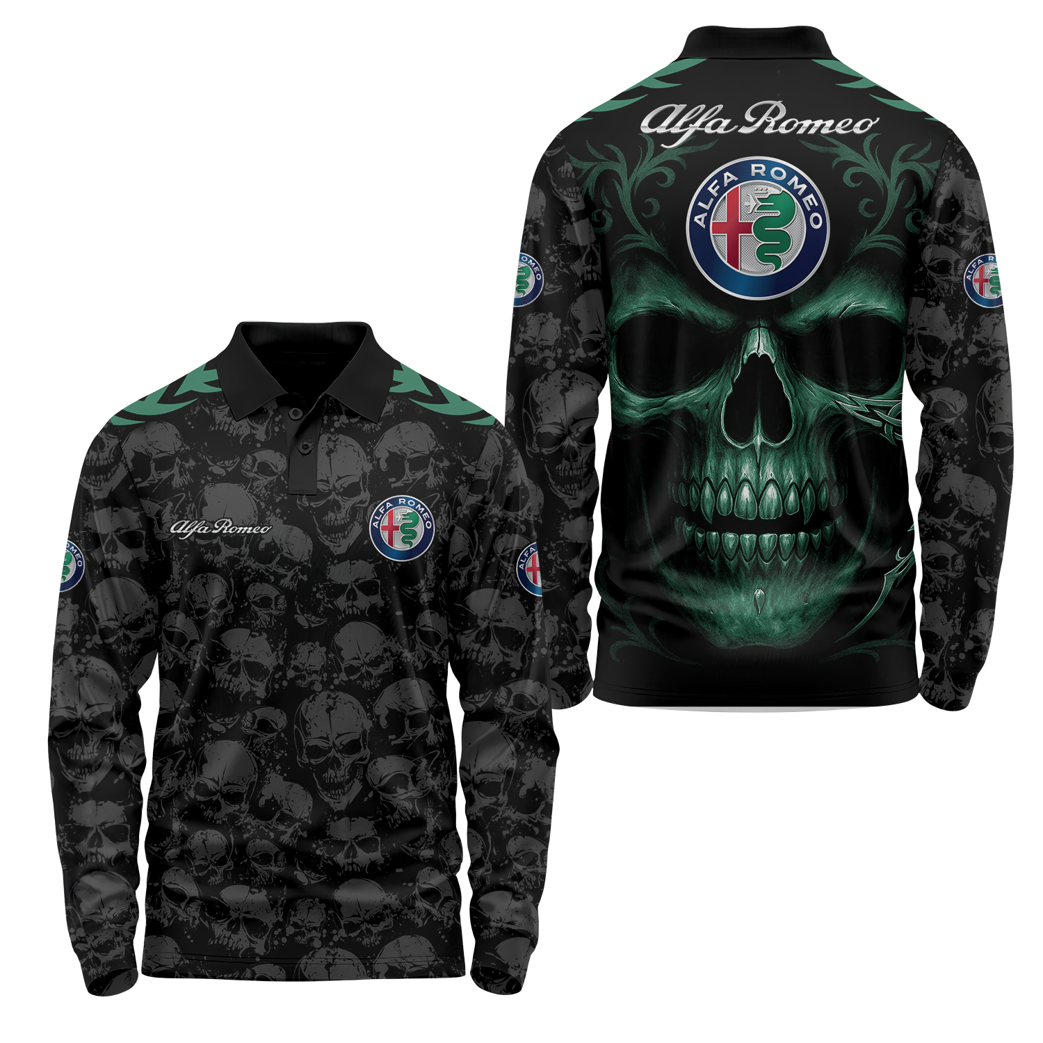 Alfa Romeo Long Sleeve Polo USPL629