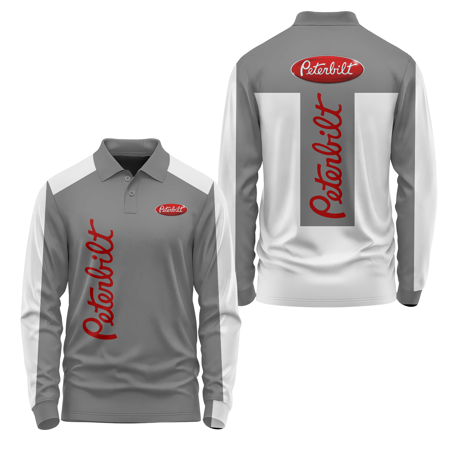 Peterbilt Long Sleeve Polo USPL1726