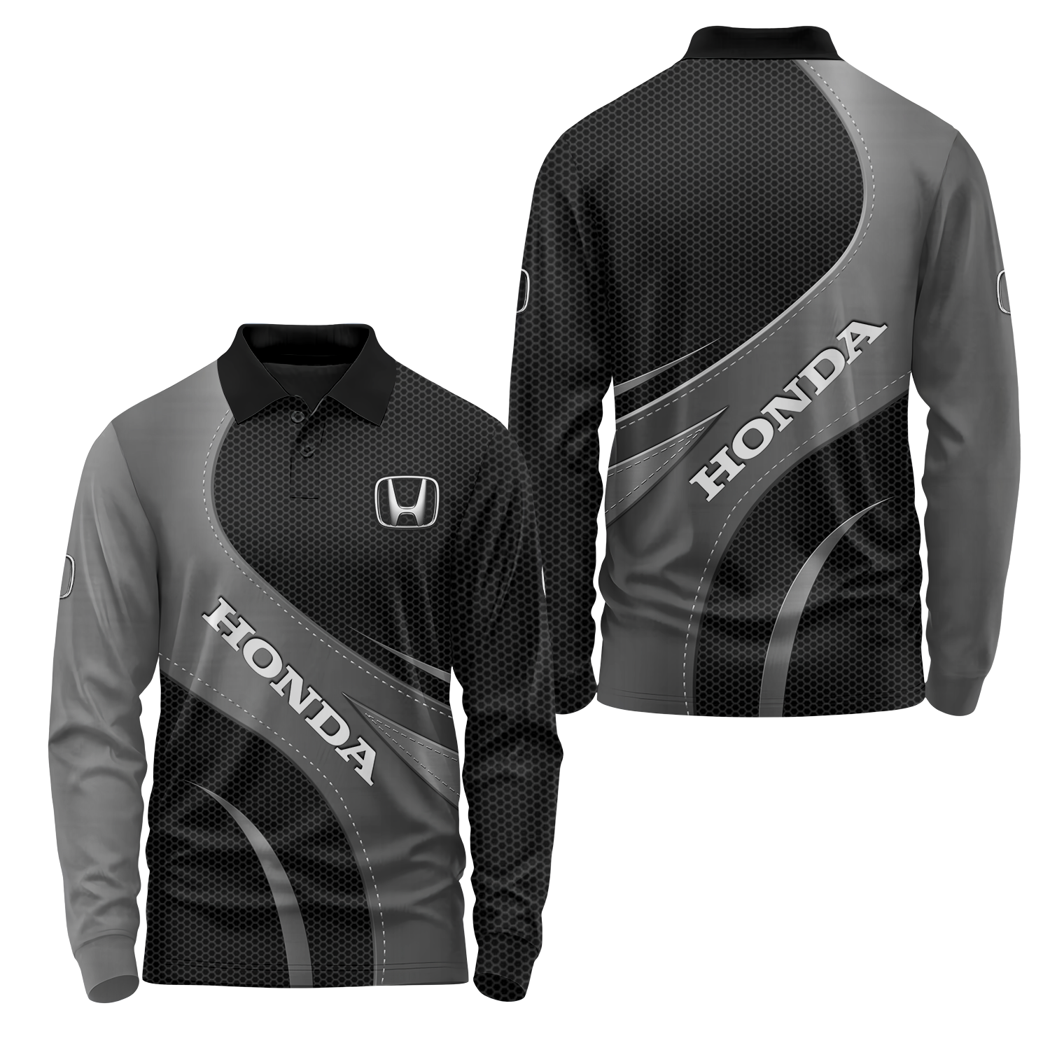 Honda Long Sleeve Polo USPL1094