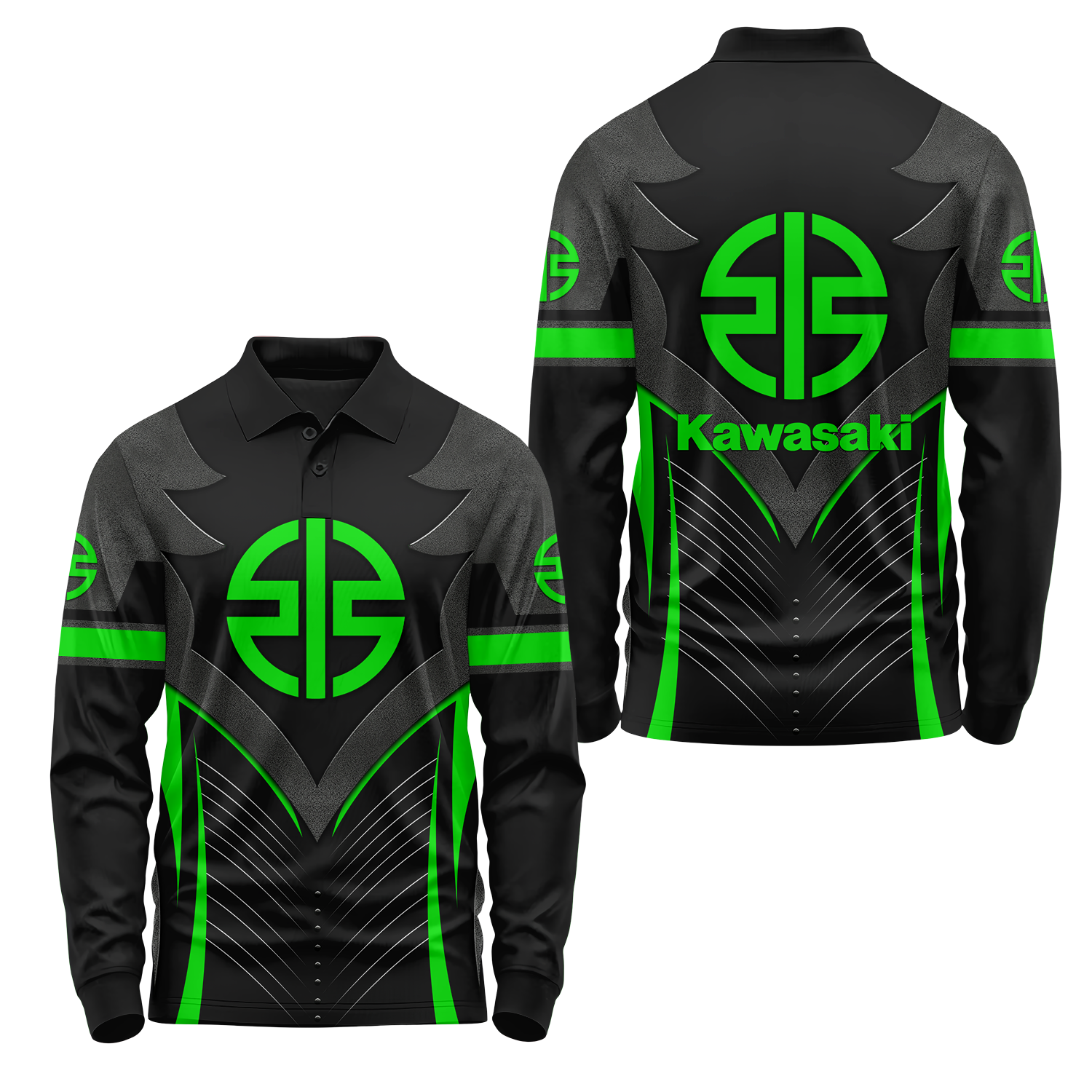 Kawasaki Long Sleeve Polo USPL897
