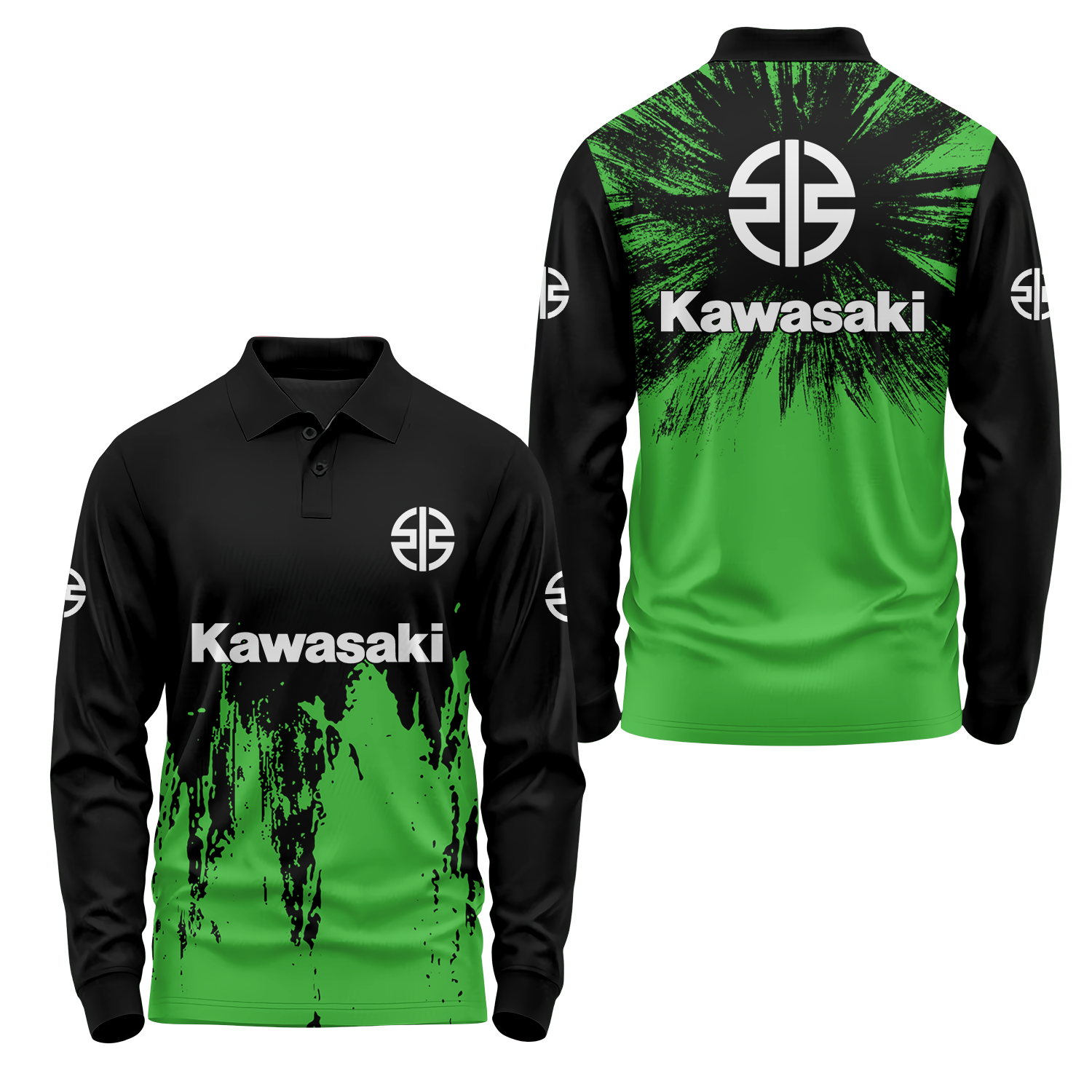Kawasaki Long Sleeve Polo USPL898