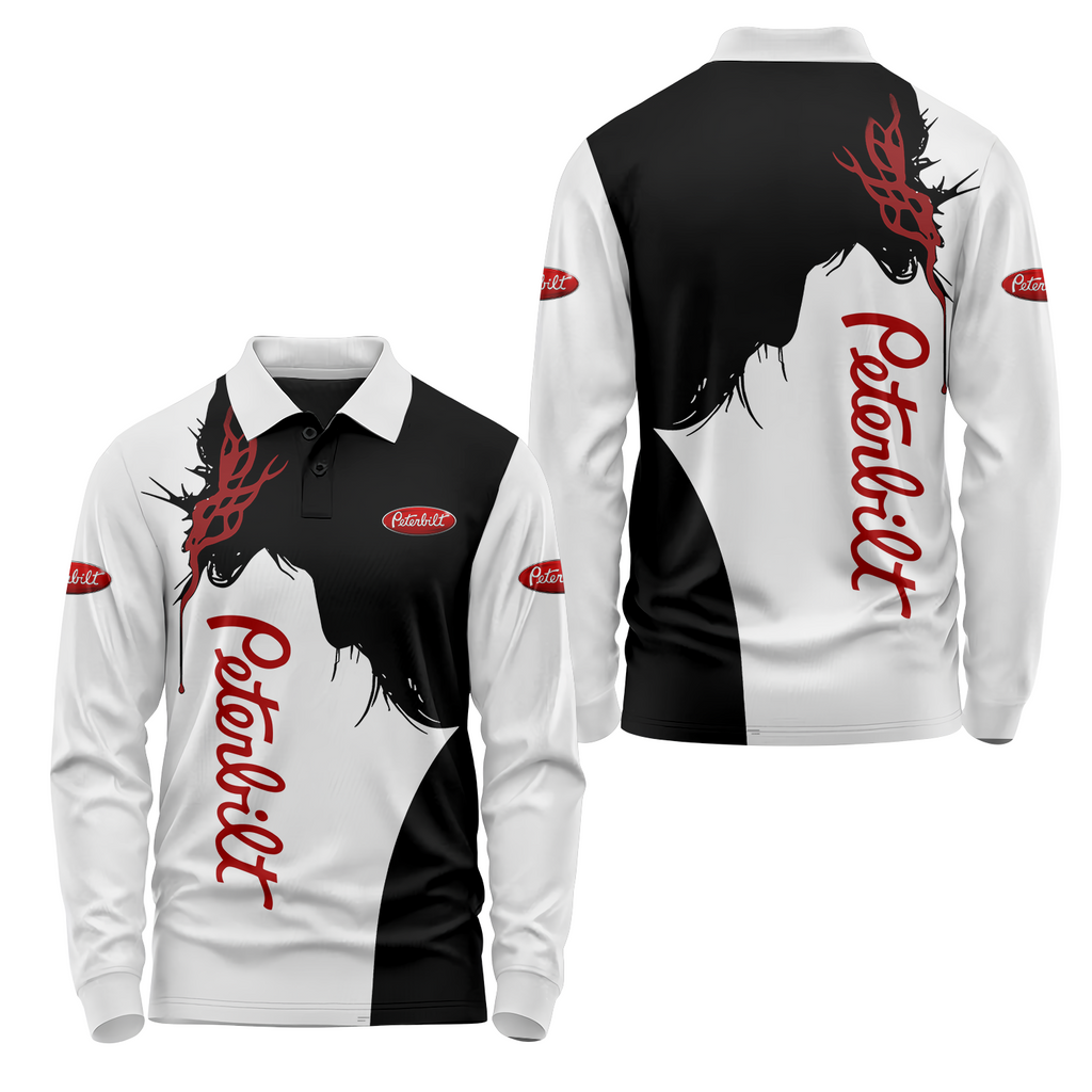 Peterbilt Long Sleeve Polo USPL1727