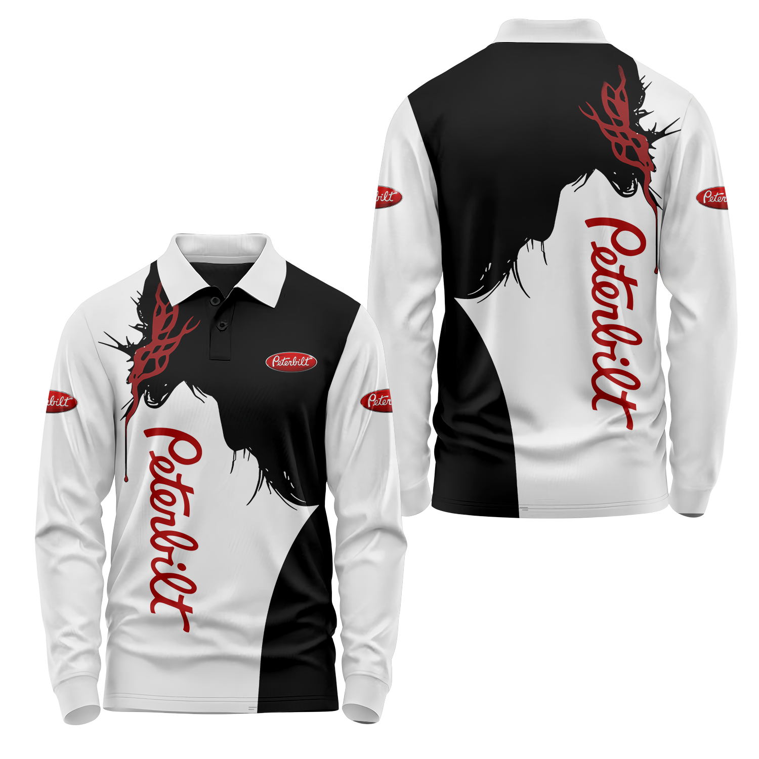 Peterbilt Long Sleeve Polo USPL1727