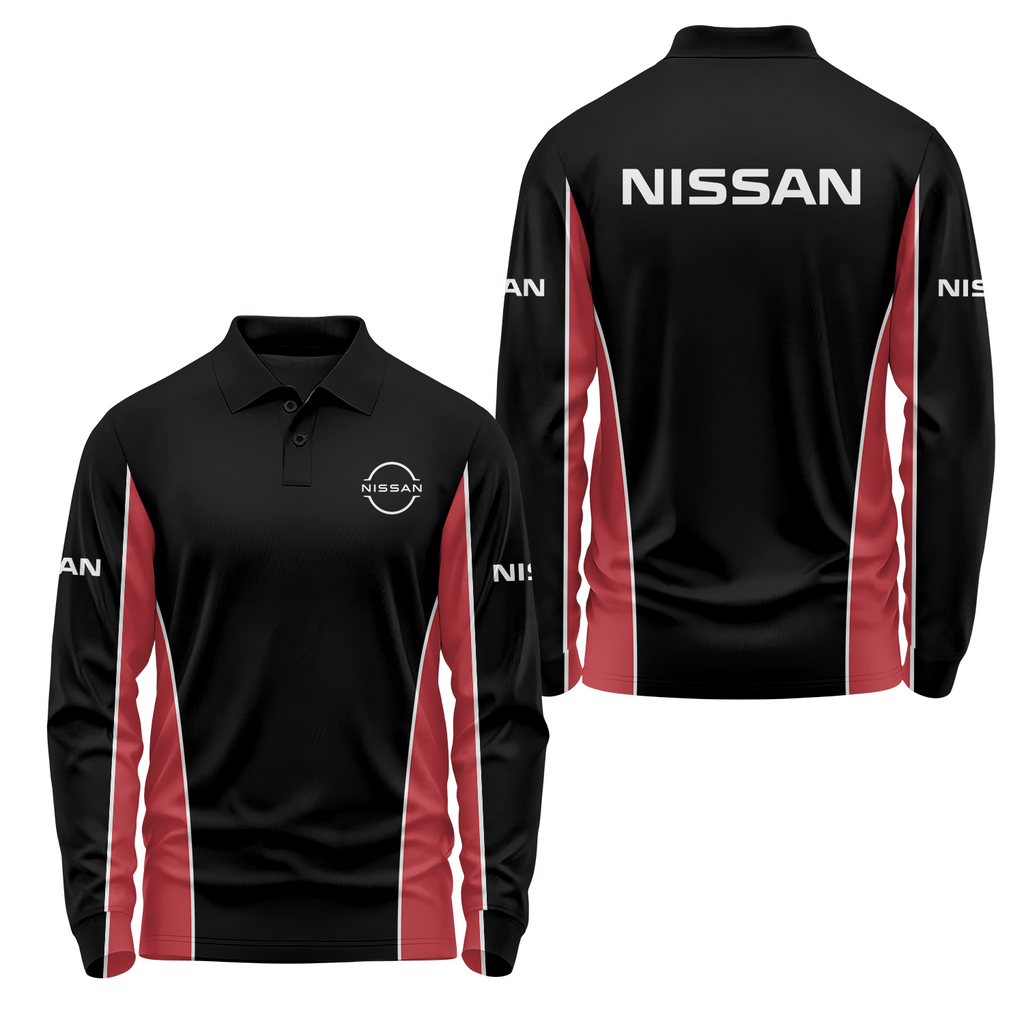 Nissan Long Sleeve Polo USPL1117