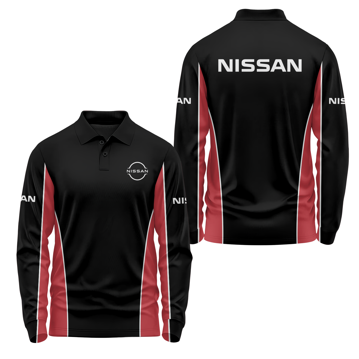 Nissan Long Sleeve Polo USPL1117