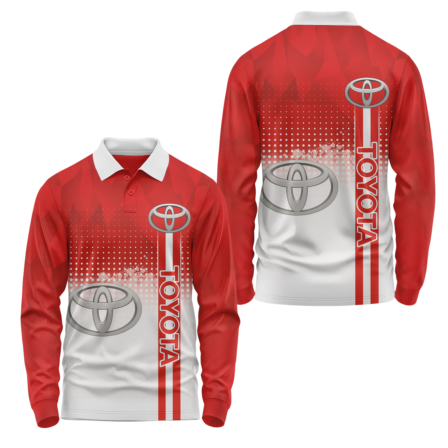 Toyota Long Sleeve Polo USPL848