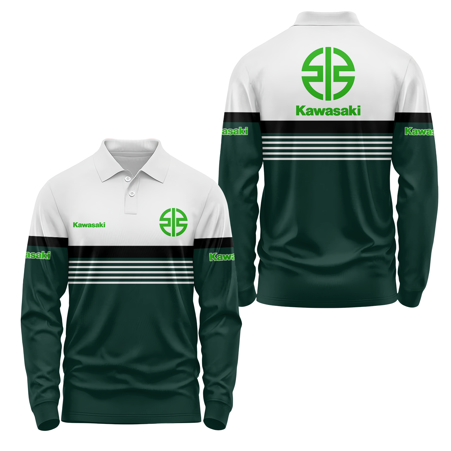 Kawasaki Long Sleeve Polo USPL885