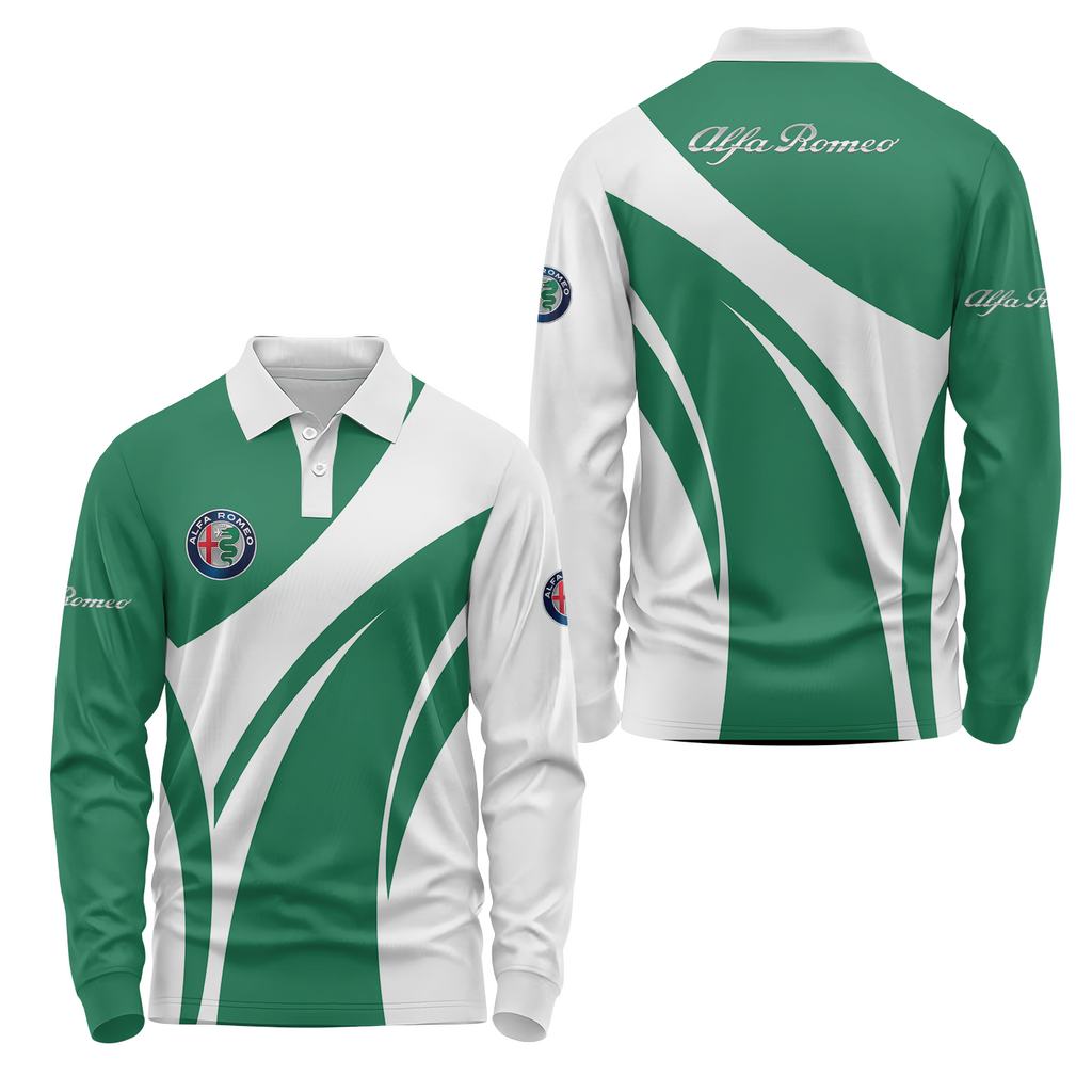Alfa Romeo Long Sleeve Polo USPL612