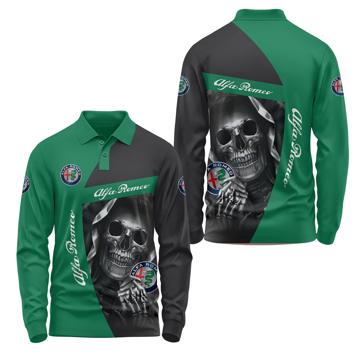 Alfa Romeo Long Sleeve Polo USPL610