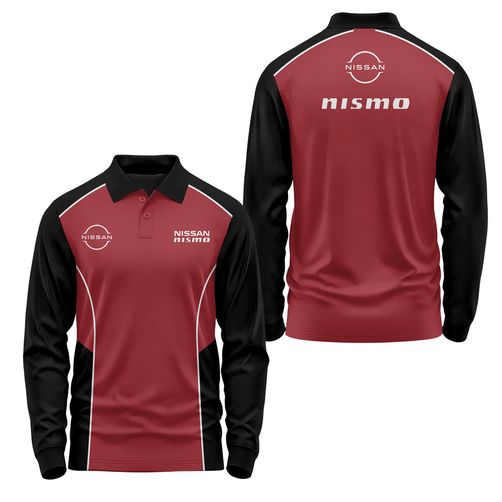 Nissan Long Sleeve Polo USPL1114