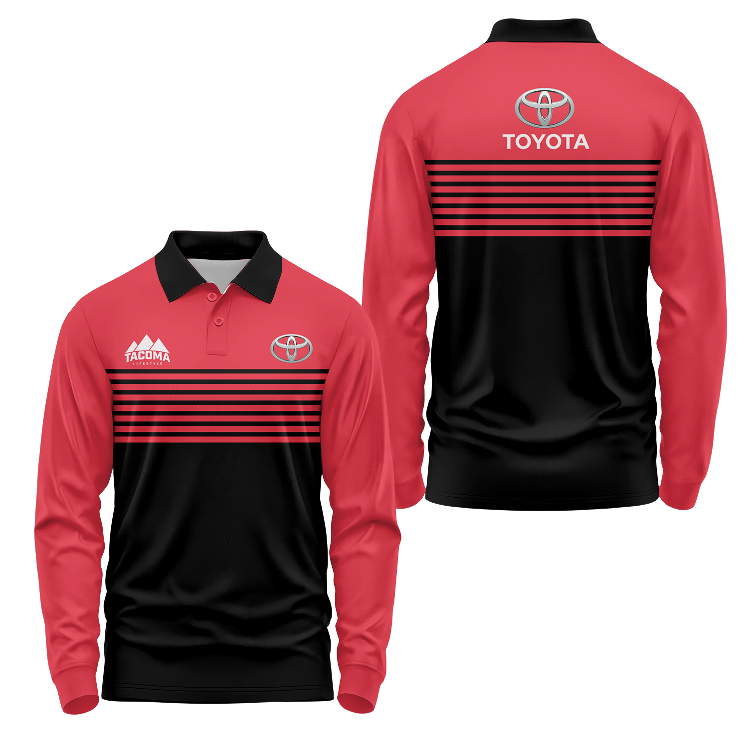 Toyota Long Sleeve Polo USPL844
