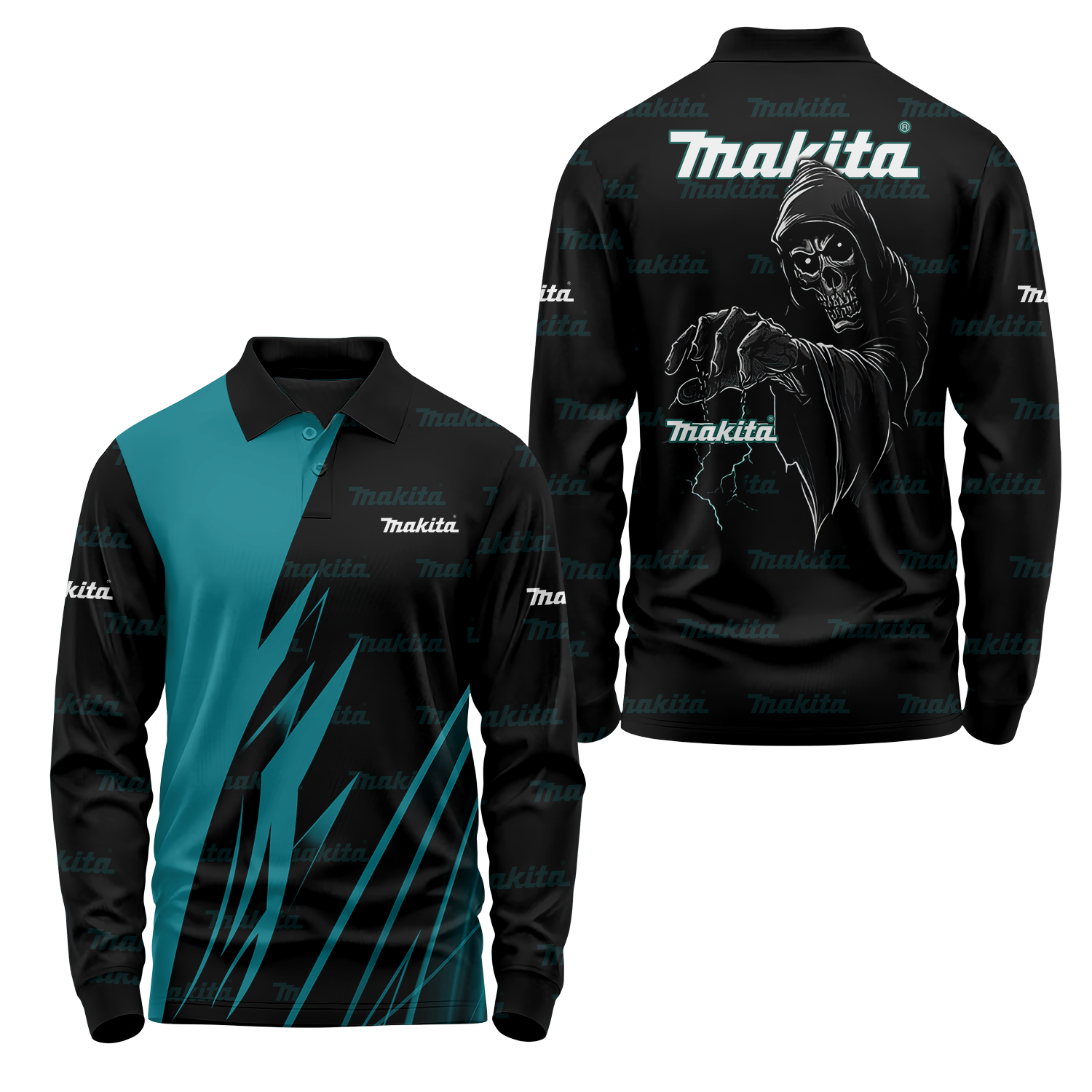 Makita Long Sleeve Polo USPL1411
