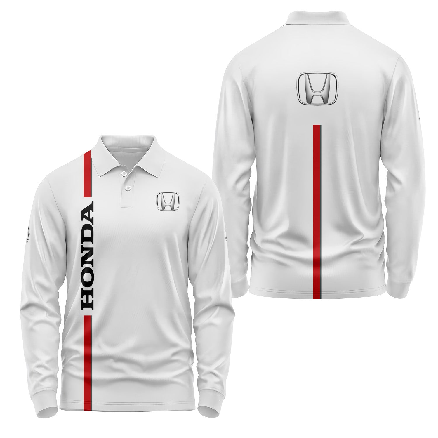 Honda Long Sleeve Polo USPL1093